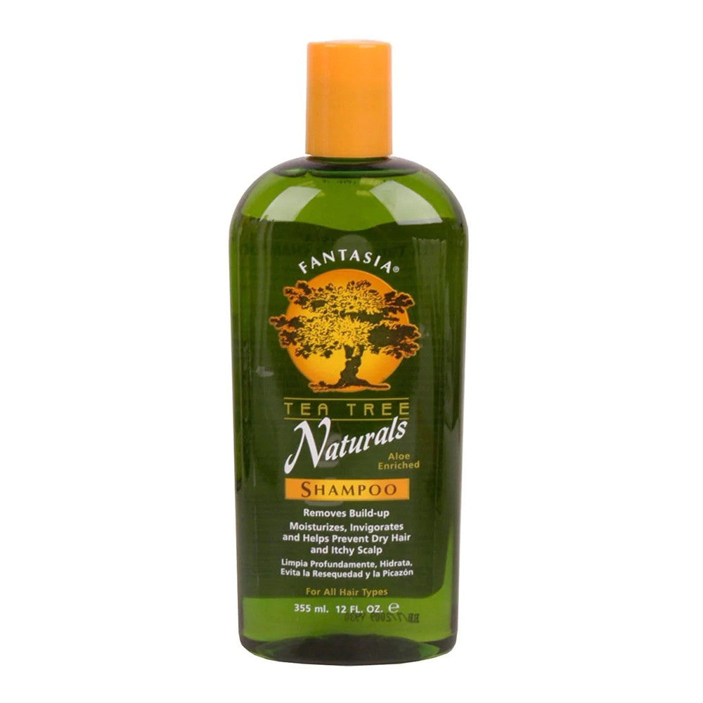 Fantasia Tea Tree Naturals Shampoo Aloe Enriched, 12 Oz